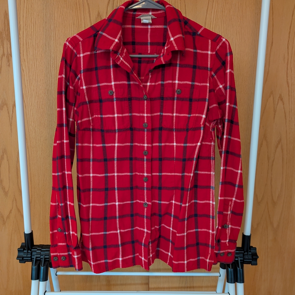 Red Plaid Men's Shirt